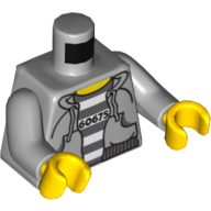 Lego tělo, světle modro šedá (4667541)